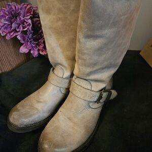 FRYE Veronica Slouch Boots Women's Size 6.5M in Taupe